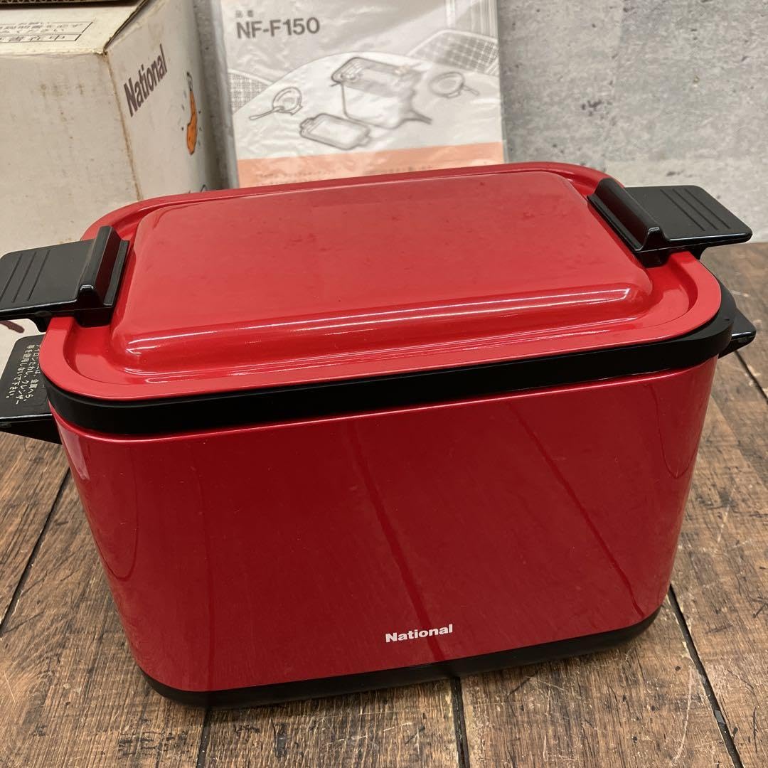 未使用品 03年 キッチンフライヤーNational NF-F150 R レッド Amazon.co.jp: ナショナル キッチンフライヤー NF-F150 レッド