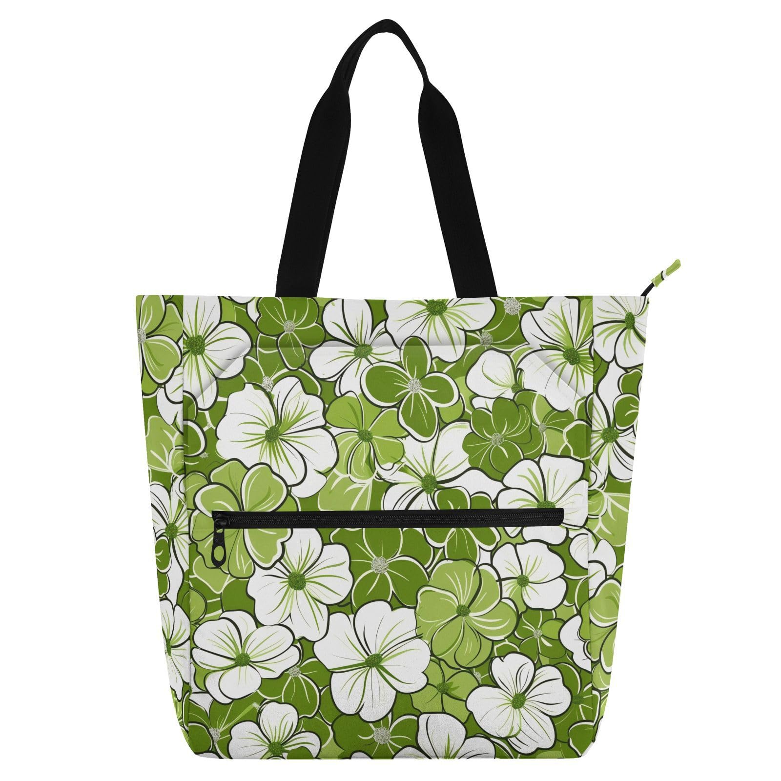 Bolsas de mano impermeables con bolsillos interiores para llevar libros escolares 8