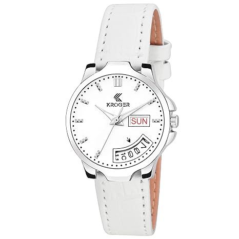 Analogue White Dial Womens Watch - KRL1121