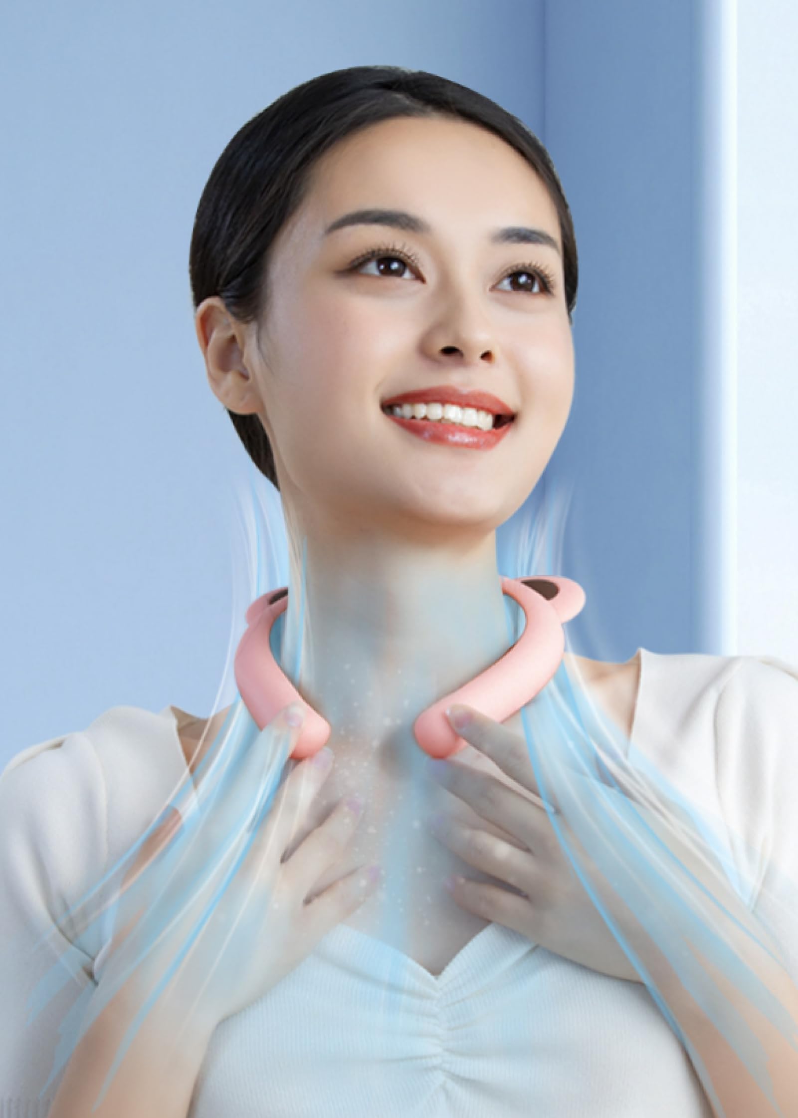 Hanging Neck Fan Summer Sports Ice Application Feeling Neck Ring