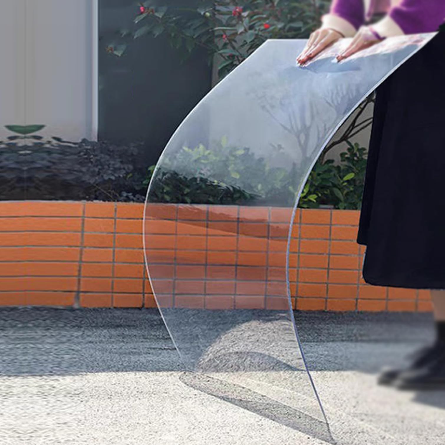 Feuille de toiture polycarbonate 1,5 mm contre la grêle pour panneau d'éclairage naturel clair
