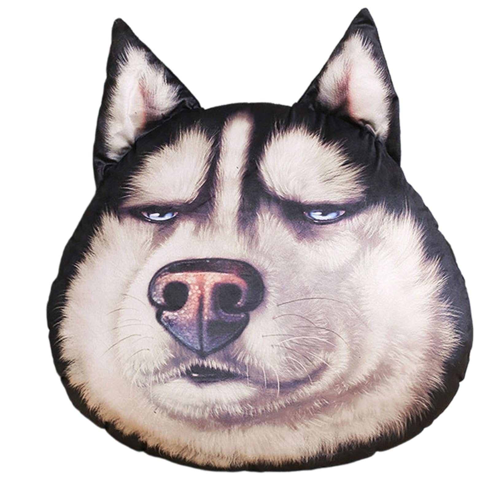 Elnwnnkc Adorable Pet Plushie Cushion with Removable Cover for Bed Chair Rest Lovely Dog Shape Plushie Throw Pillow with Removable Cover