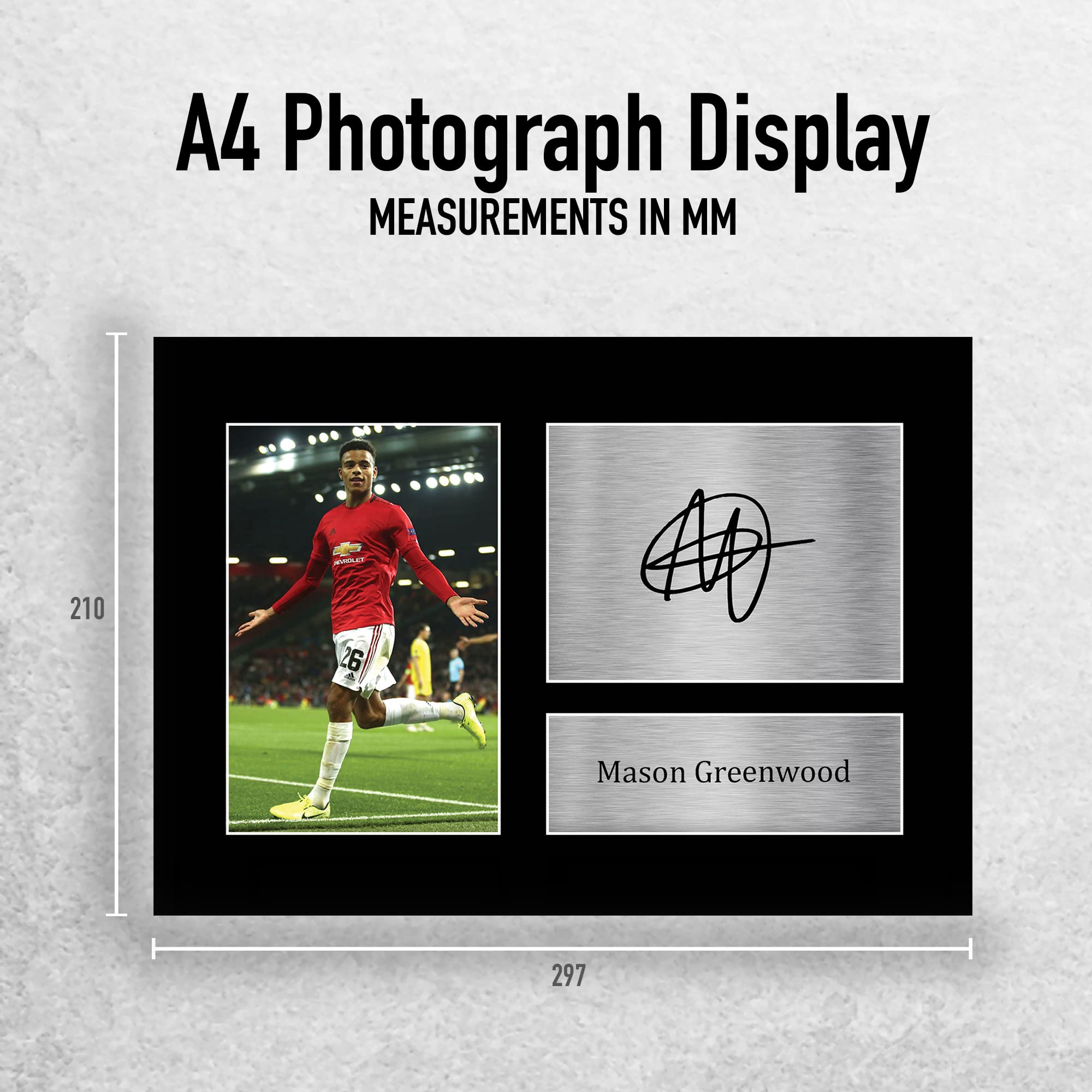 HWC Trading Paolo Maldini AC Milan - Regalos Enmarcados Impresos Con Autógrafo