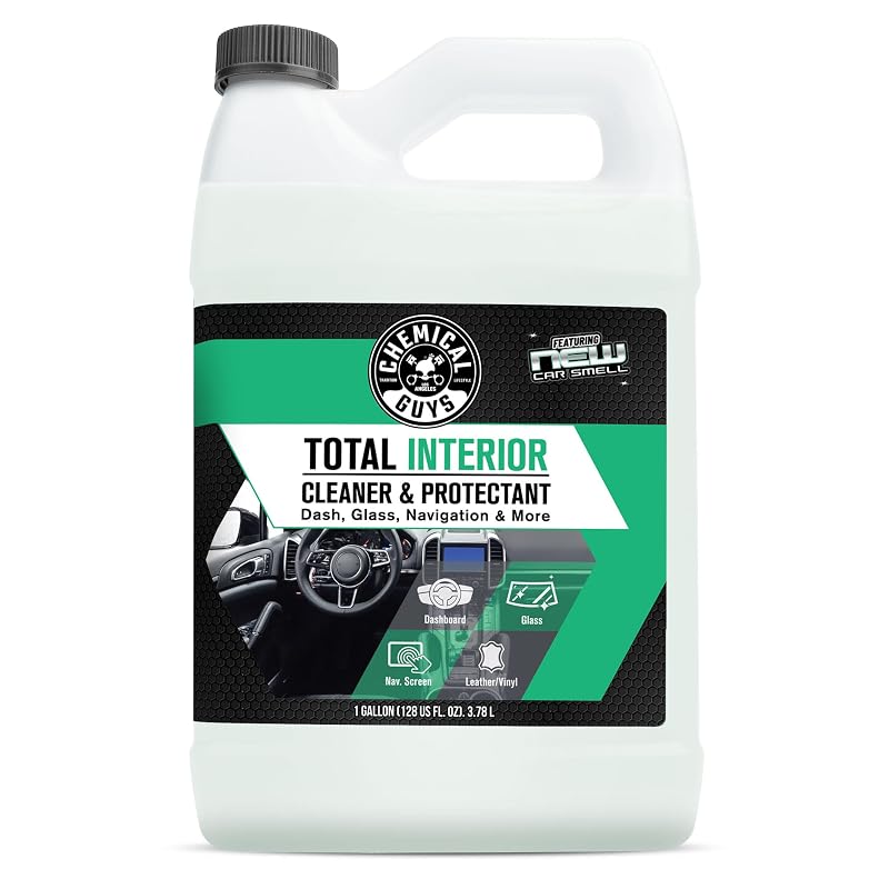 Limpador e Protetor para Interior Chemical Guys Total Interior com Aroma de Carro Novo, 3,8 L