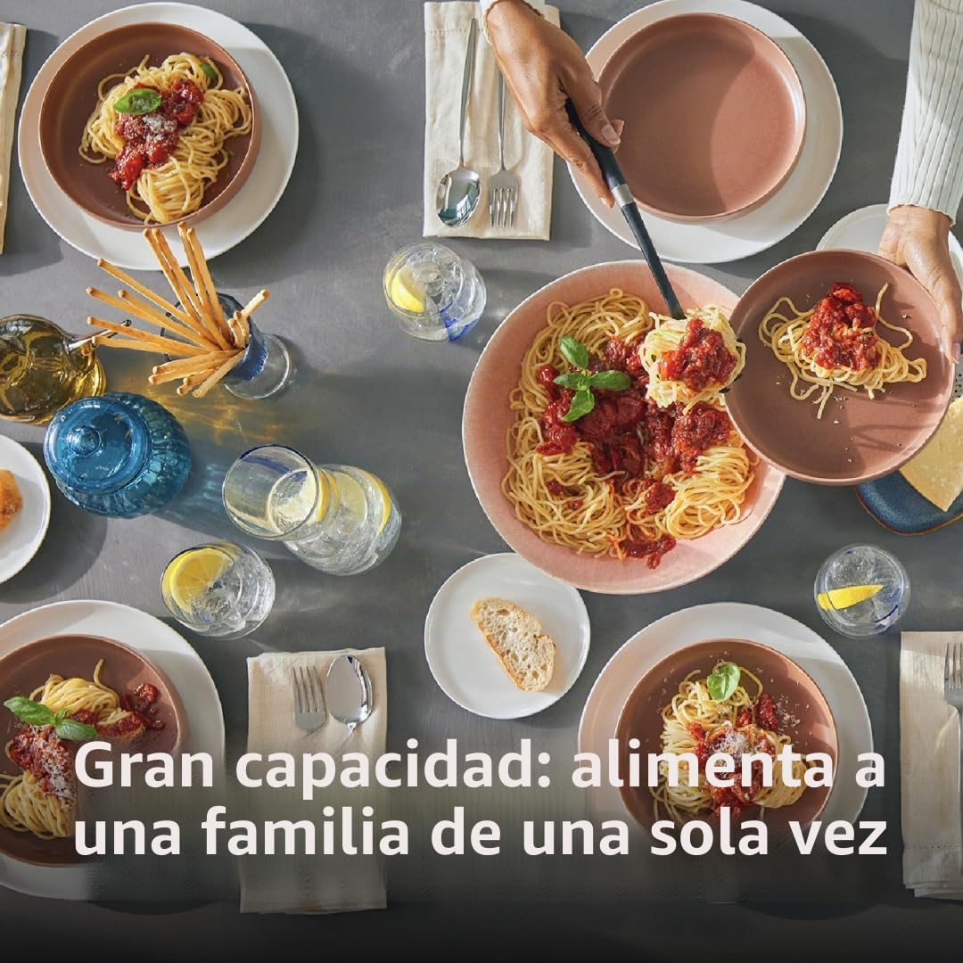 Philips 7000 Series Pasta Maker, ProExtrude Technology 150W, 8 discos, hasta 8 porciones, aplicación NutriU, blanco, (HR2660/03)