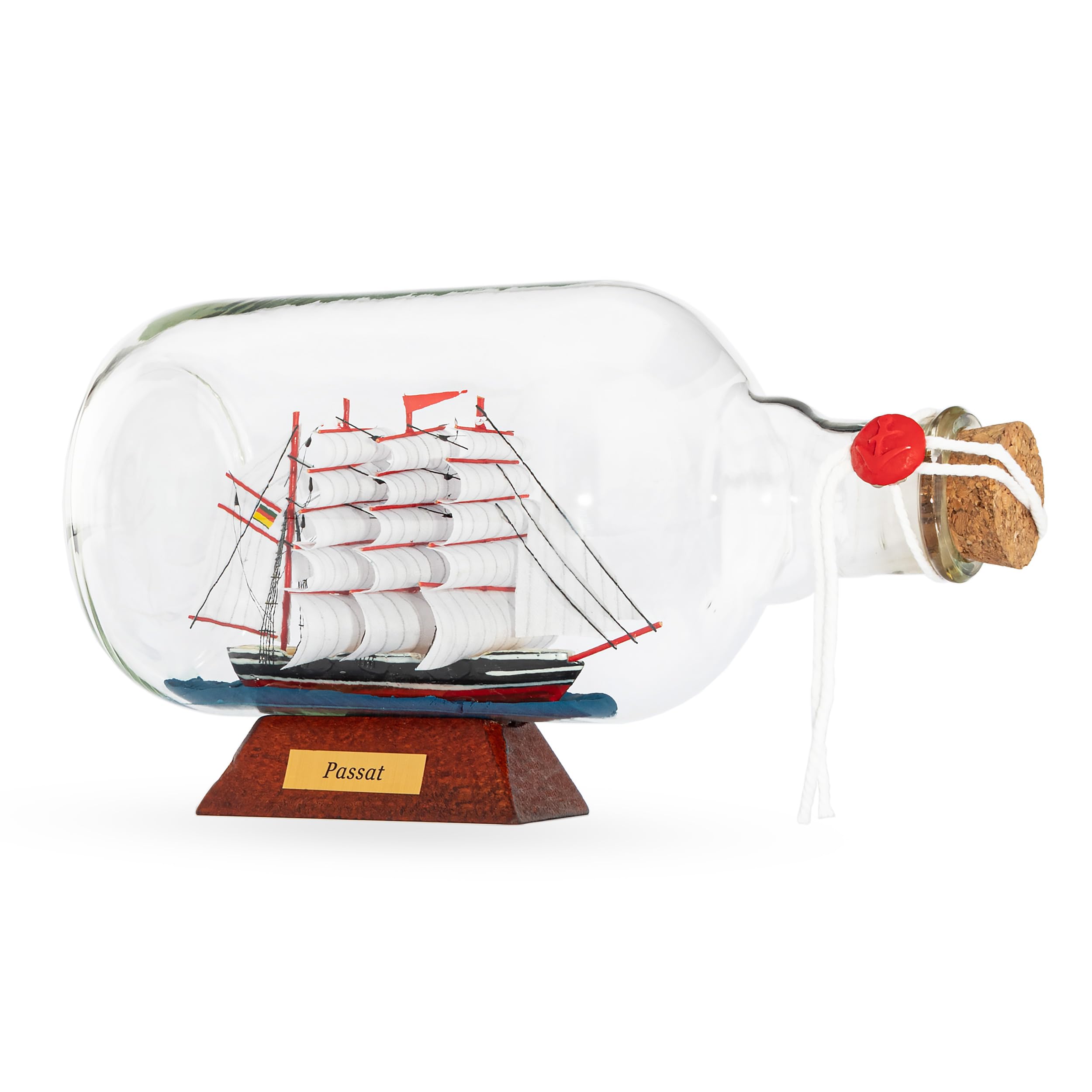 NKlaus Bateau à Bouteille Nautique - 27,5 x 12,5 cm - Décoration Maritime - 14952