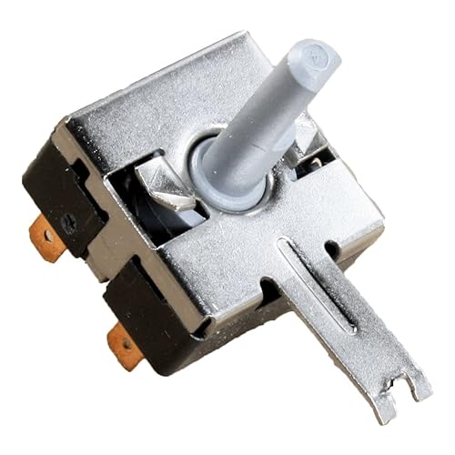 Miniatura 1 de Interruptor de arranque giratorio compatible para Hotpoint HTDP120ED0WW, General Electric DBXR463ED1WW, General Electric DQSR483EE1WW, General