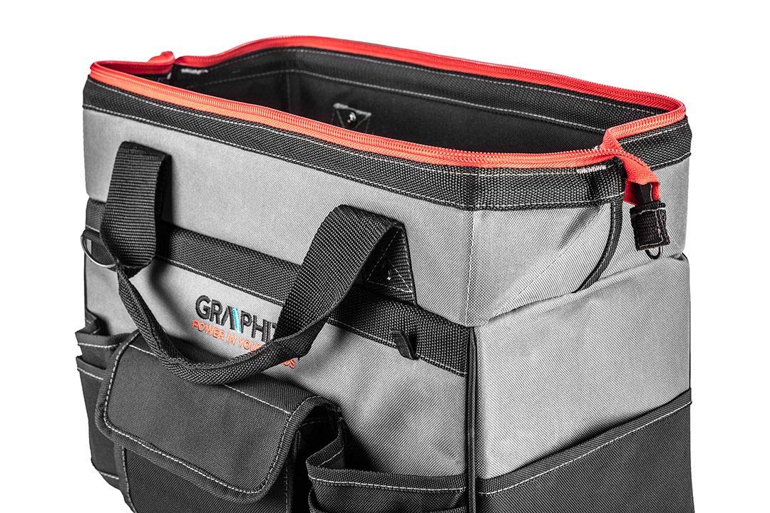 Lot de 2 sacs à outils à roulettes en graphite pour technicien + sac de transport pour outils électriques