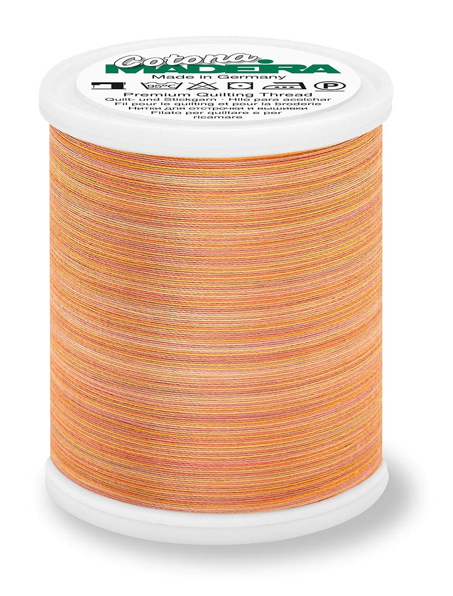 Madeira Sunset 9331-512 Cotona 30 Variegated Thread, 30Wt/440 Yd,