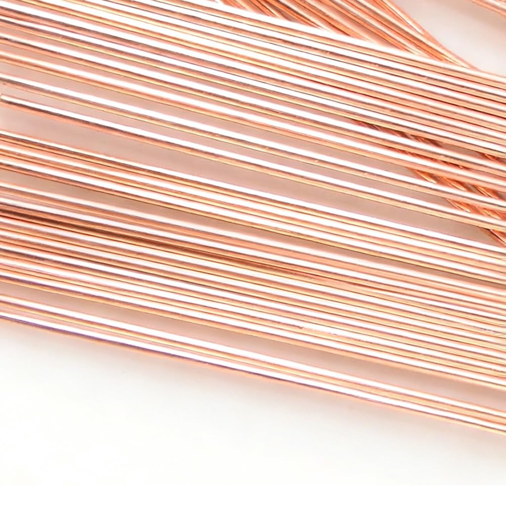 Udsknv[Ksl As Shown Round For Air Conditioners, Refrigerators, Metal Brazing, Etc. 45Pcs Copper Brazing Rods, Industrial Grade Welding Rods