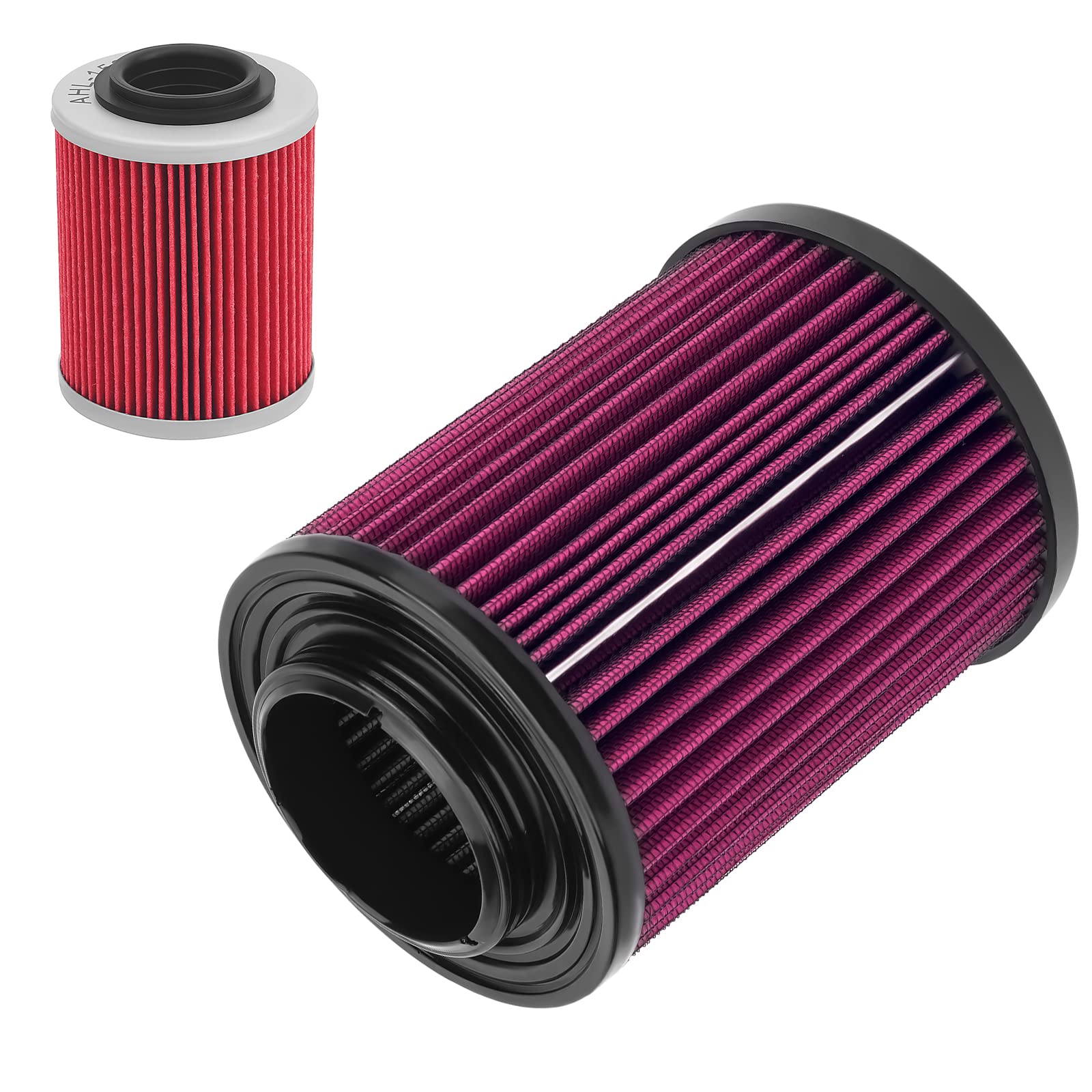 AHL Motorrad 707800371 luftfilter & Ölfilter 420256188 Kompatibel mit Can-Am Outlander 1000R 1000 800R 650 570 450 Max Renegade 1000R 1000 800R 850 570 500 4x4 6x6 DPS EFI XMR 2012-2019