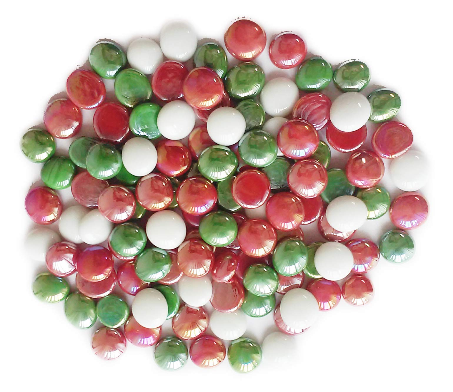 Miracolors - Vase Fillers - Glass Gems … (4 LB, Christmas Mix Opal)