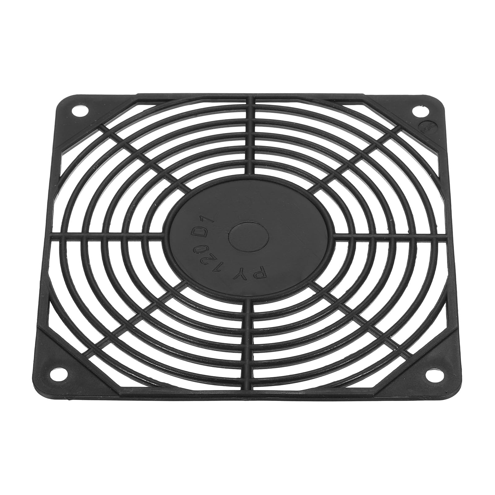 PATIKIL 120mm Ventola Filtro, 8pz ABS Plastica Ventilatore Griglia Protezione Protezione per Ventola Protezione Copertina Fai-da-Te, Nera