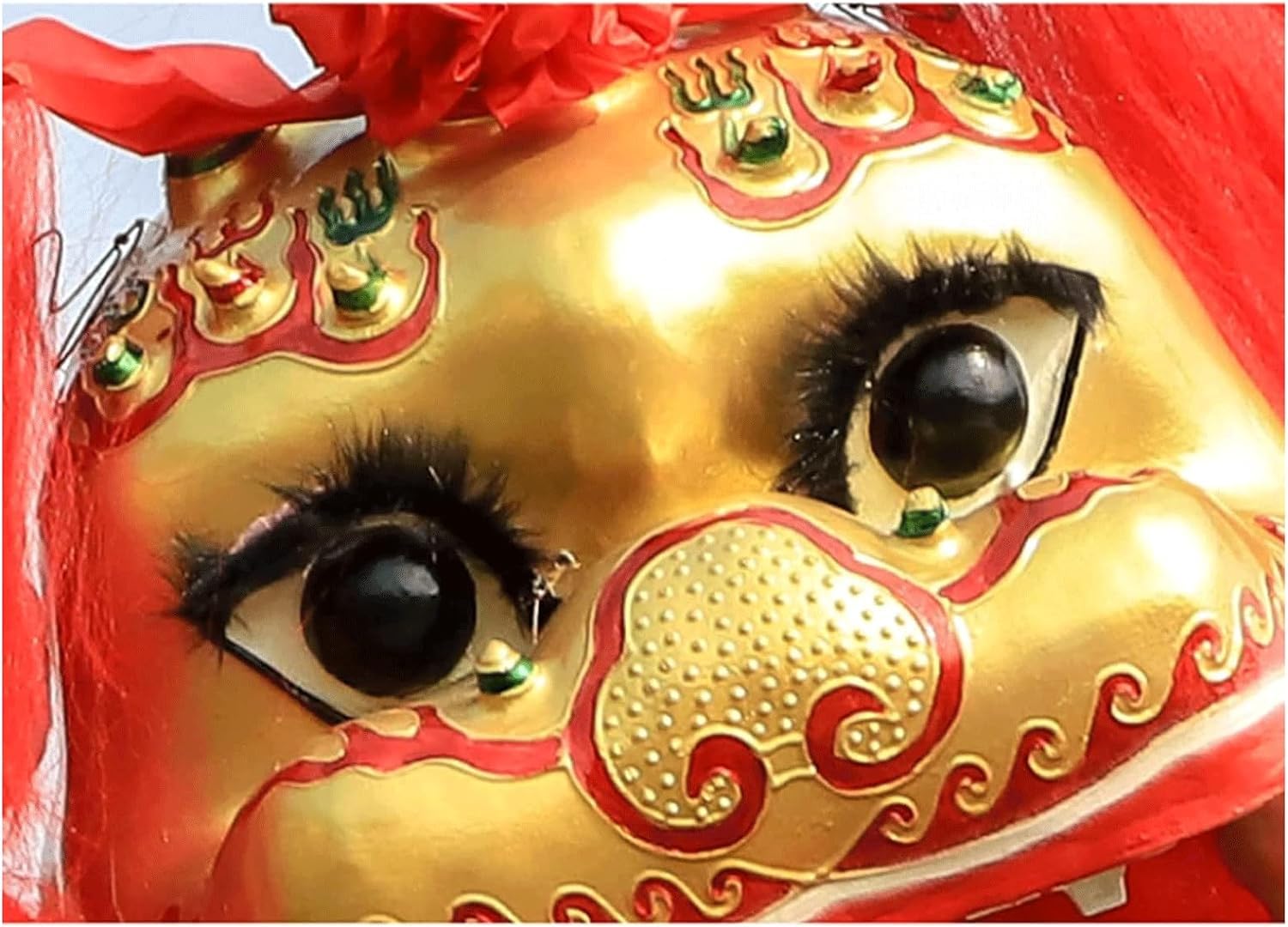 カラフルな獅子の形の装飾品 黒鉛の獅子 コミティア【あ-34a