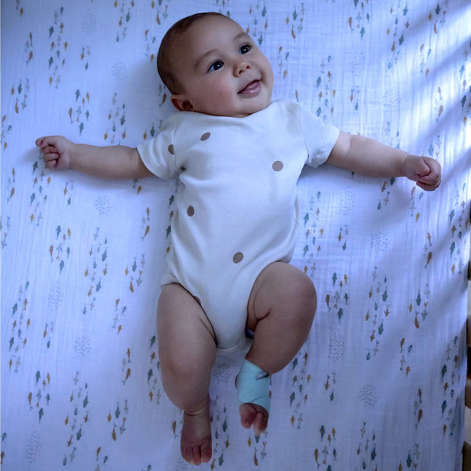 Owlet Dream Sock - Smart Baby Monitor View Heart Rate and Average Oxygen O2 as Sleep Quality Indicators. Wakings, Movement, and Sleep State. Digital Sleep Coach and Sleep Assist Prompts - Mint : Baby