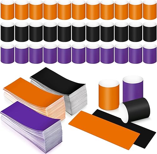 Miniatura 1 de Yaomiao 900 servilleteros de papel de Acción de Gracias, bandas autoadhesivas para servilleteros para el hogar, otoño, mesa de comedor, cena de