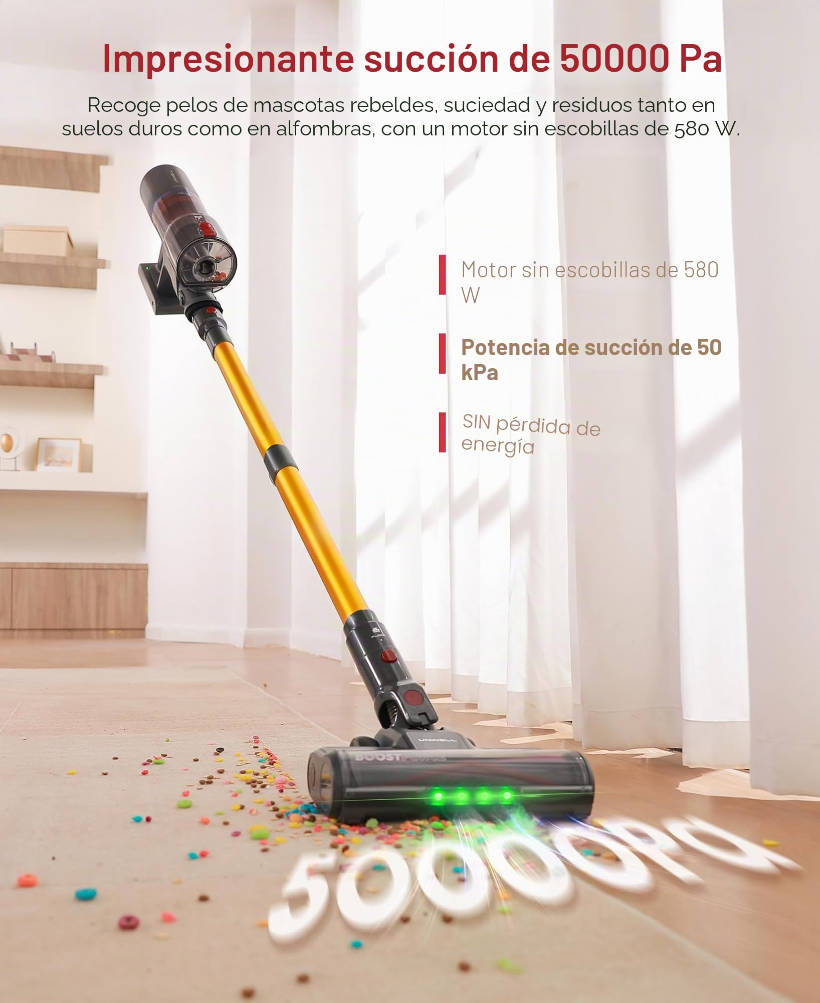 UNINELL HOME UV5 Aspirador Inalámbrico 48000Pa