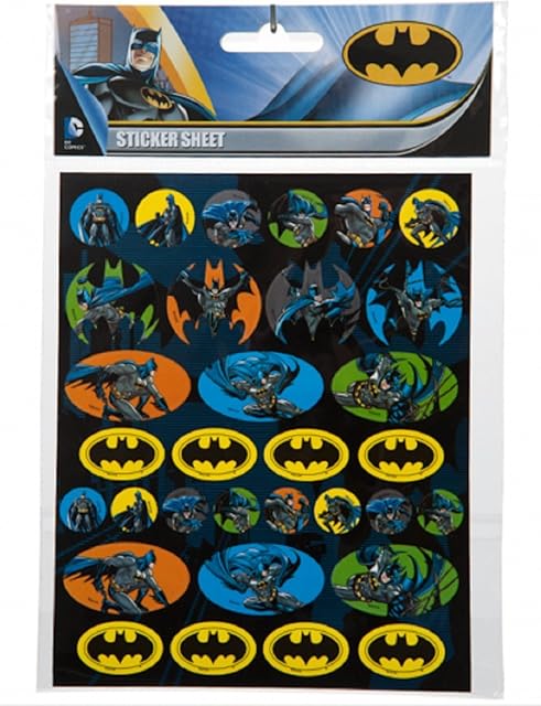PMS BATMAN SMALL STICKER SHEET DC COMICS