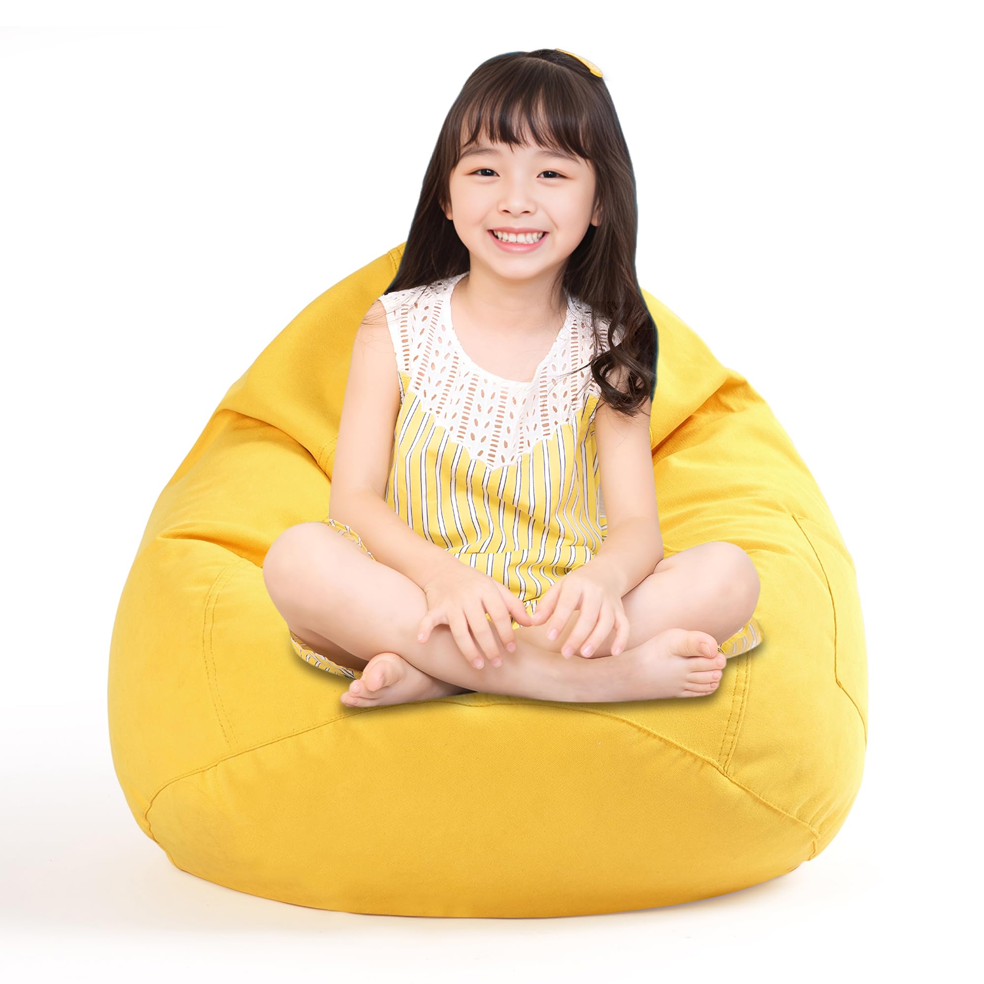 Amazon.co.jp: VECELO ビーズクッション 怠惰なソファ 小さめ 70x80cm 
