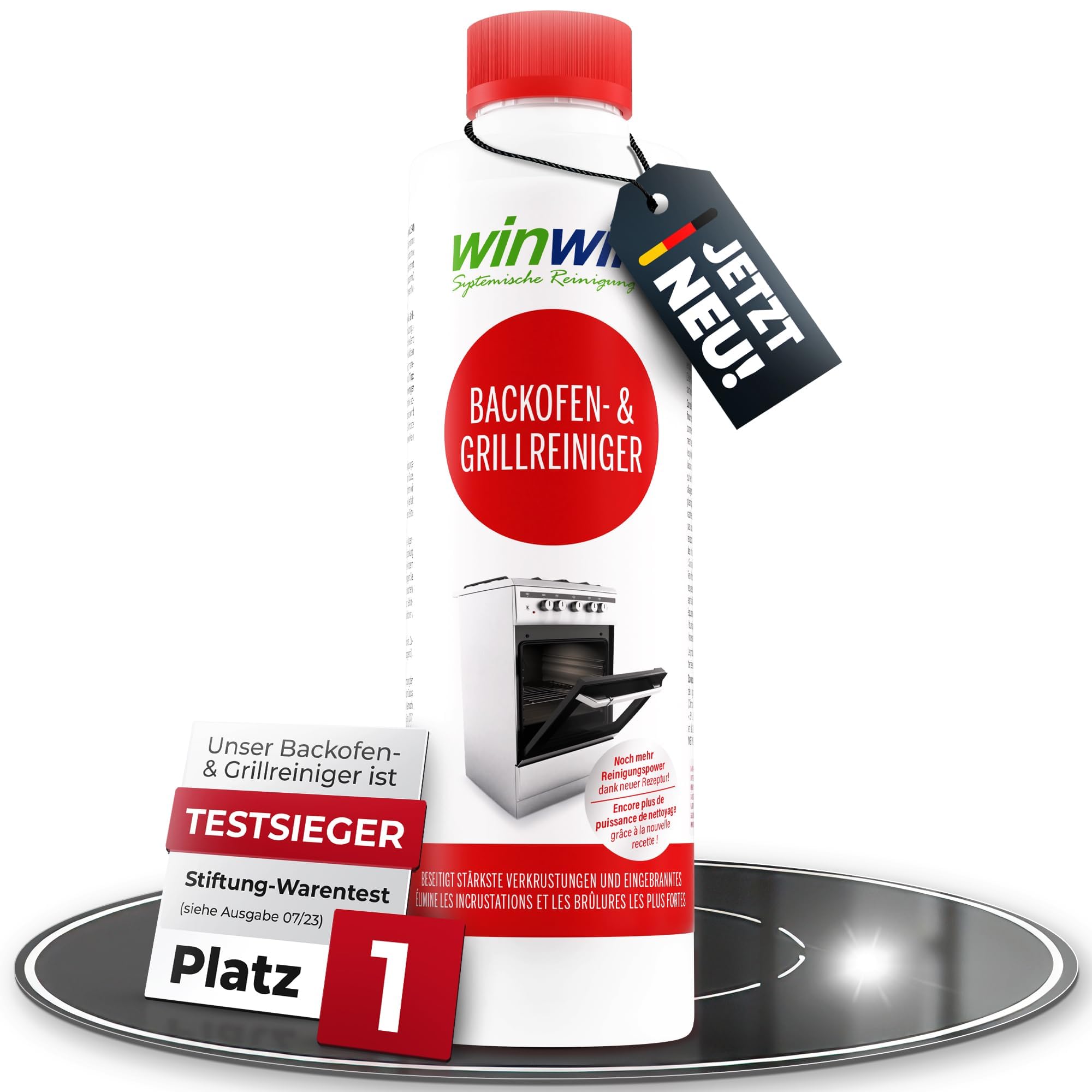 winwinCLEAN® Backofenreiniger & Grillreiniger I Starker Intensivreiniger