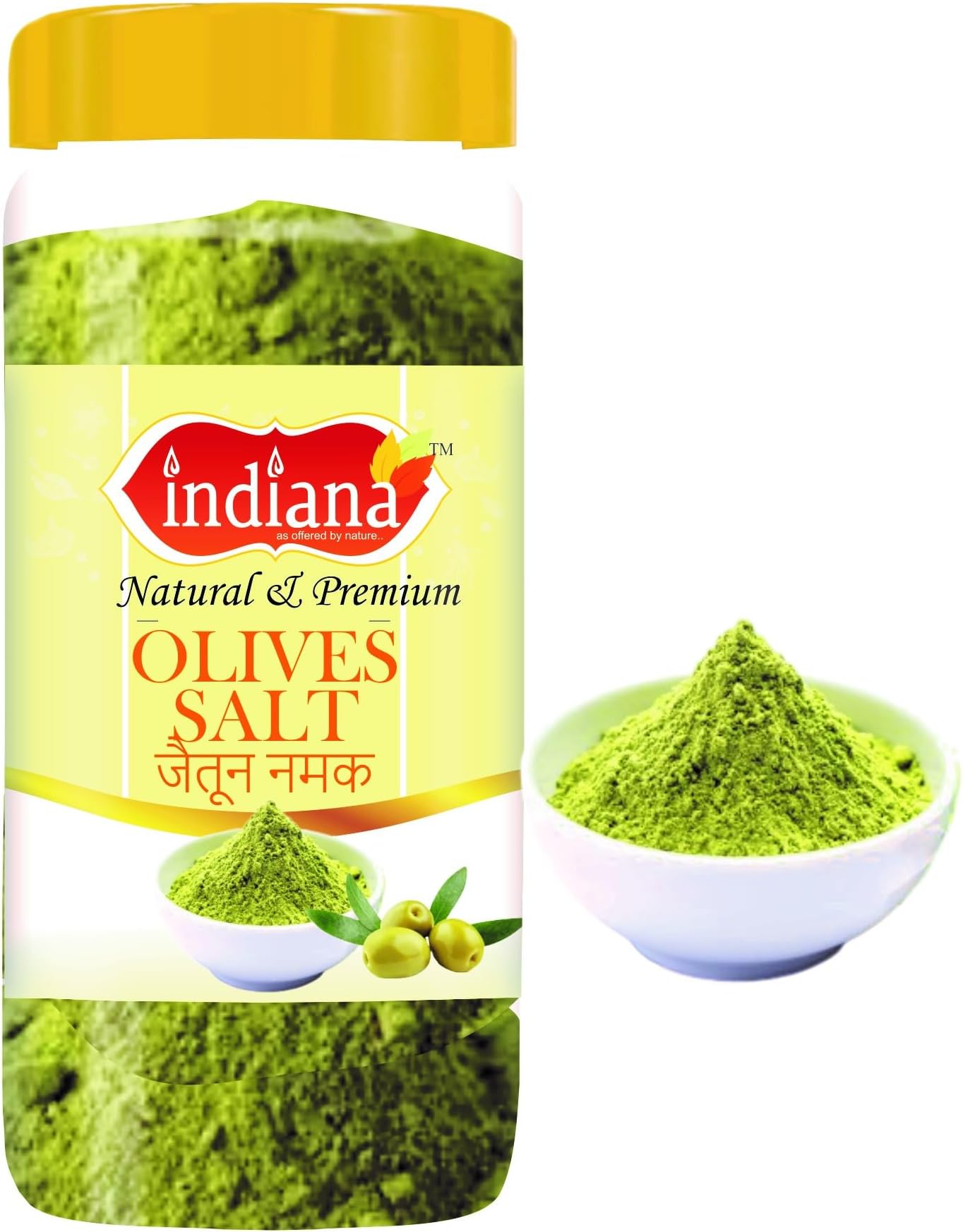 Indiana Olive Salt, 100% Natural Ayurvedic Salt, Zaitun Ka Namak Best Helpful for Boost Immunity (100gm)