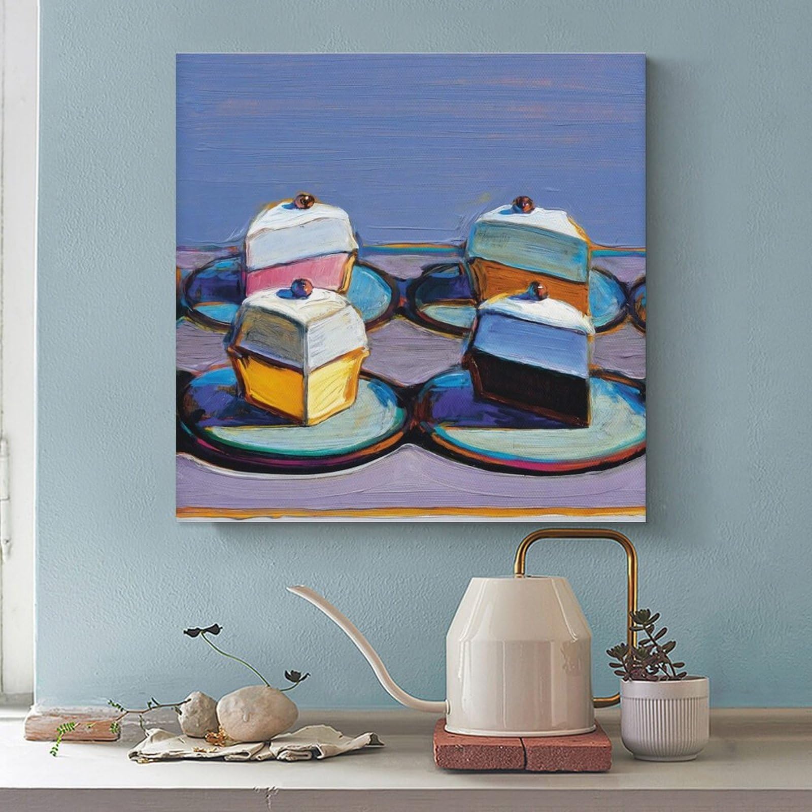 Amazon.co.jp: Wayne Thiebaudウェイン・ティーボー絵画 アート