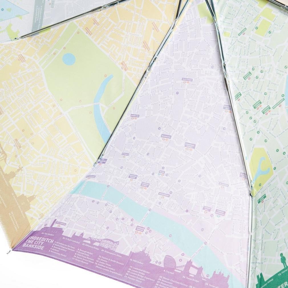 Fulton Brollymap Umbrella - London