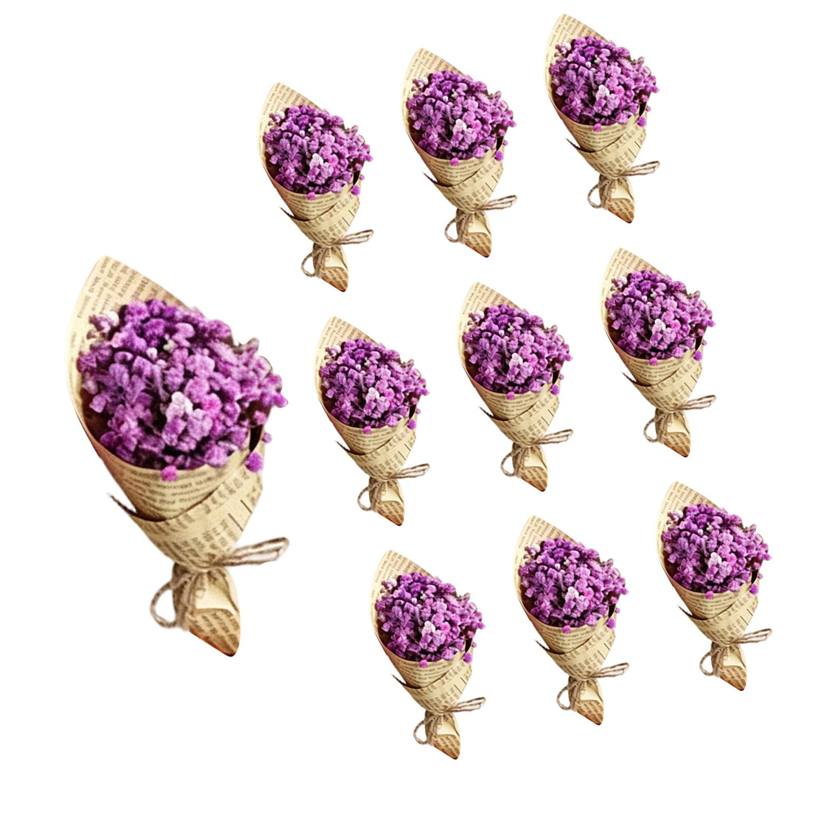 Limtula Delicate Handcrafted Rose Bouquet Preserved Floral Gift Set Ideal for Celebrations 4 Inches Withering Decorative Stems