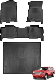 All-Weather TPE Floor Mats & Cargo Liner for Chevy Tahoe/Escalade/Yukon (2007-2014) - Full Set
