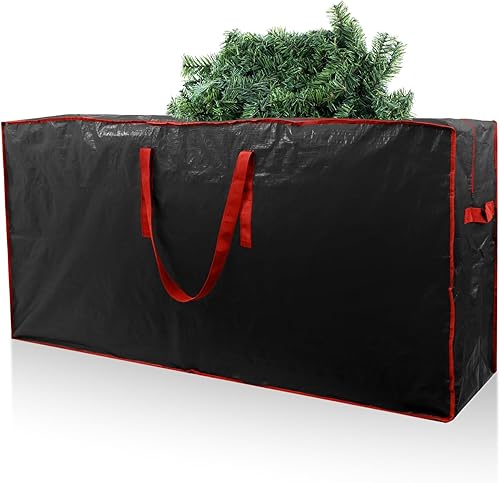 Bolsa de almacenamiento para árbol de Navidad, se adapta a árboles desmontados de hasta 7.5 pies de alto, 45 x 15 x 20 pulgadas, material