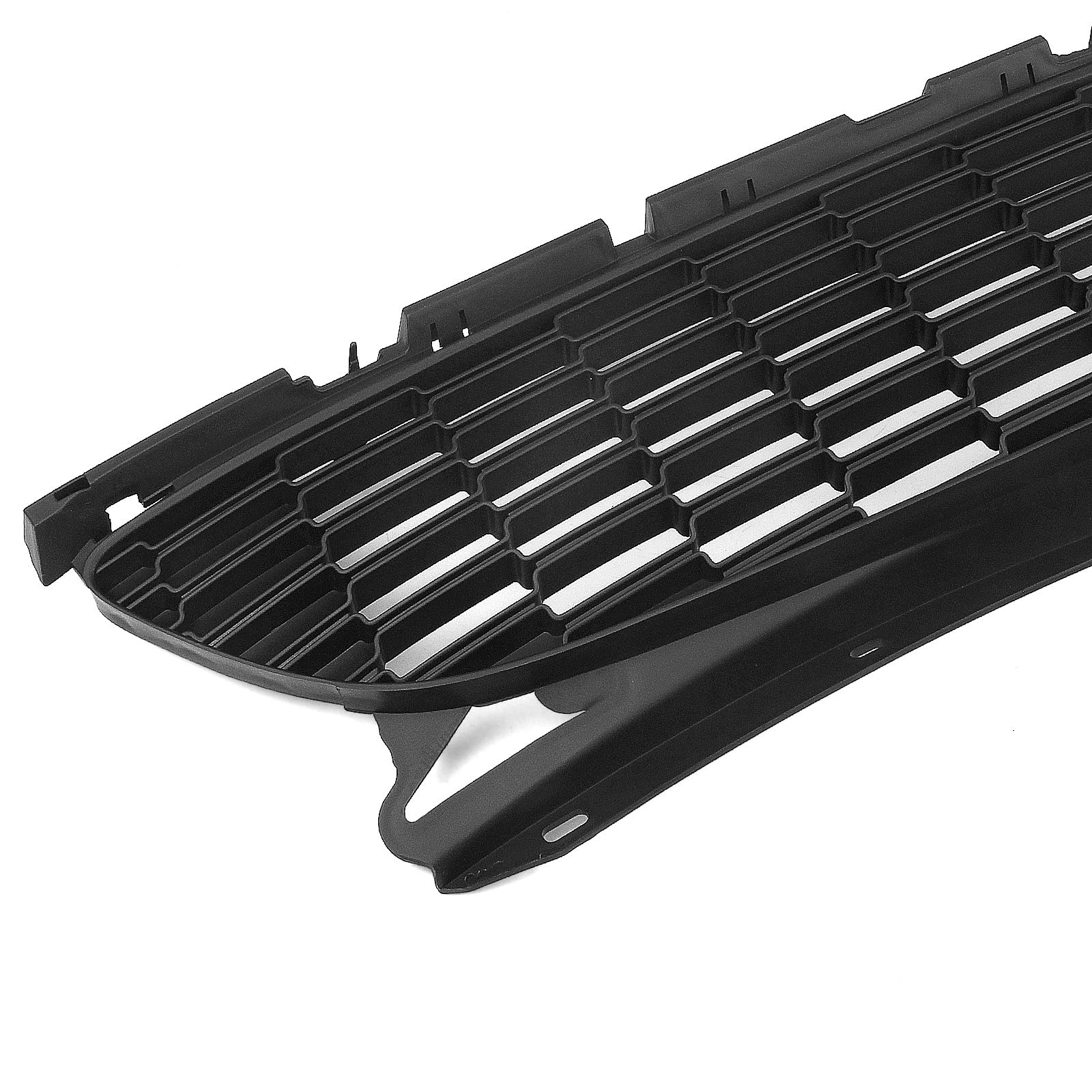 Grille De Calandre Avant Noire Mate Pour Mini Cooper S (R55 R56 R57 R58 R59) 2007-2015 - En Plastique ABS - Style Sport - 9