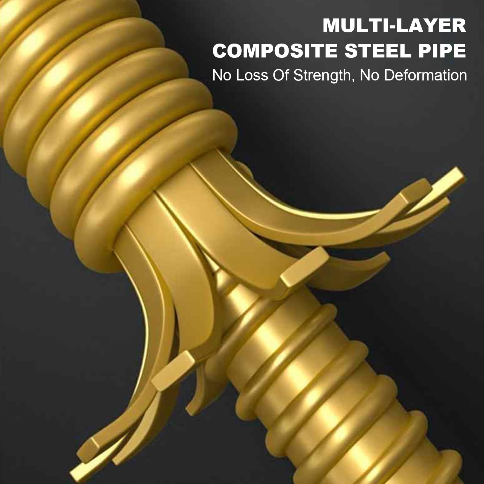 Power Twister Bar, 30 kg-110 kg Heavy Duty Expansor de Pecho para Ejercicios de Hombros, Brazos, bíceps, antebrazos y Pecho(80kg)