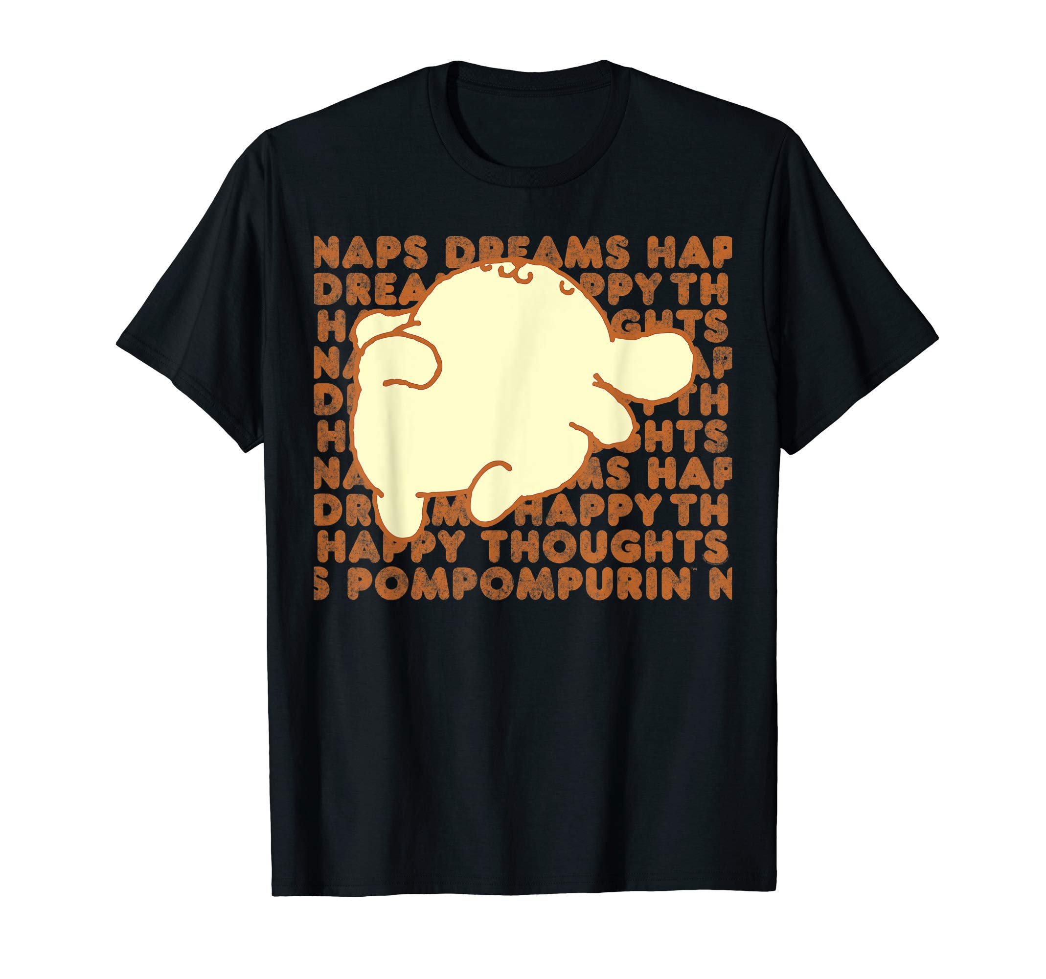 Pompompurin Happy Thoughts Nap Time T-Shirt Small