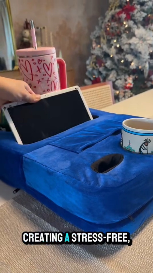 Amazon.com: TabCouchCaddy - Couch Cup Holder Tray Pillow - Bed