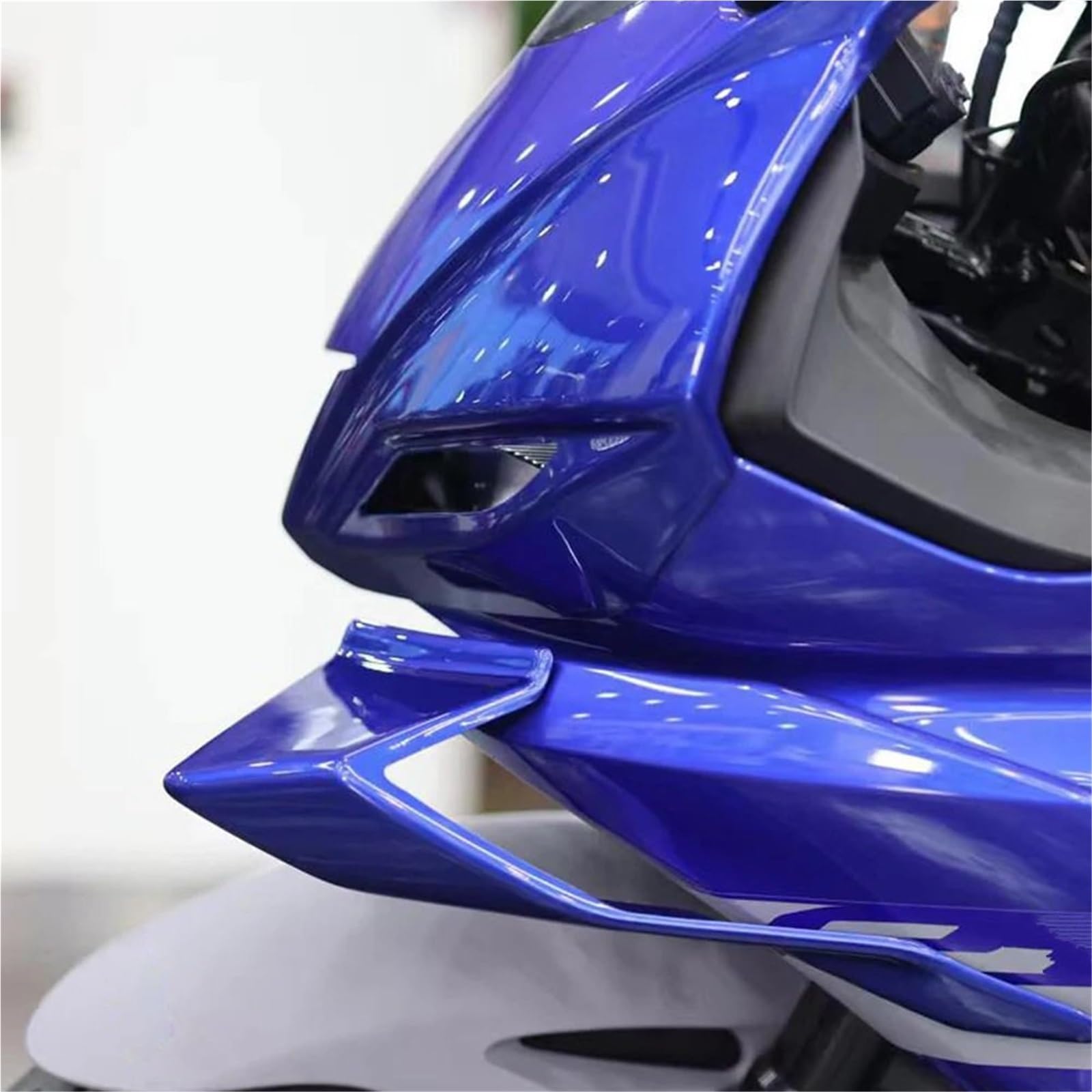 Front Bumper Splitter dachowy Pasuje do YZFR3 YZFR25 YZF R3 R25 2019-2025 Downforce Naked Frontal Spoilers Winglet Aerodynamic Wing