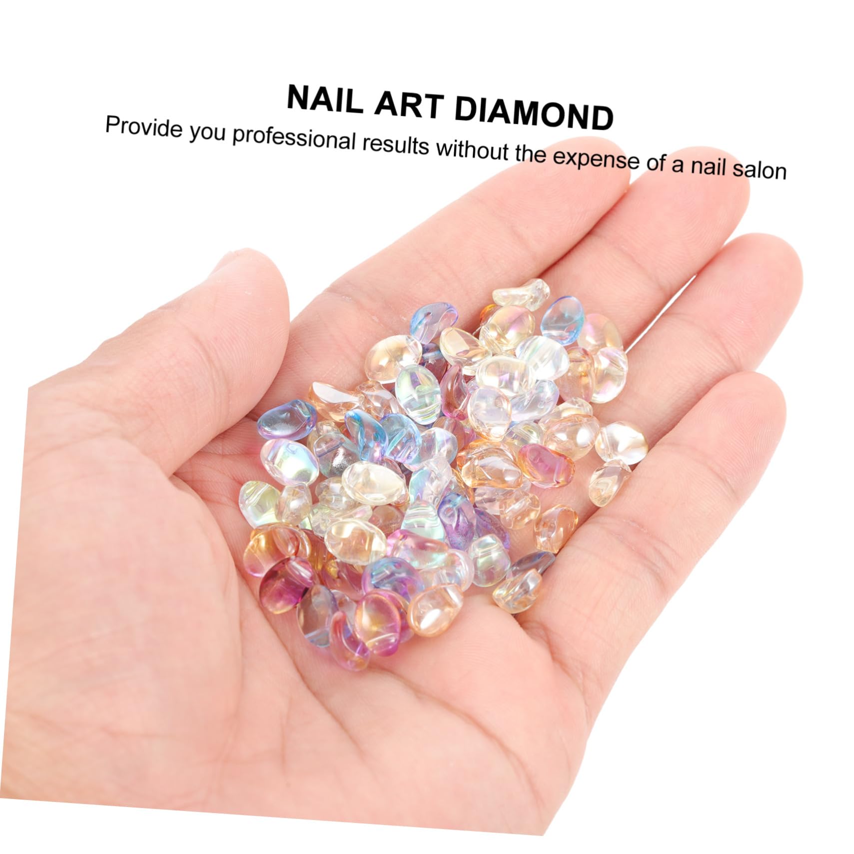 PACKOVE 3 set Pietre Di Cristallo Per Unghie Diamanti Glitter Gemme Per Unghie Gemme Per Nail Art Strass Per Nail Art Diamanti Hotfix Smalto Per Manicure Nail Art Fai 100 pezzi*3