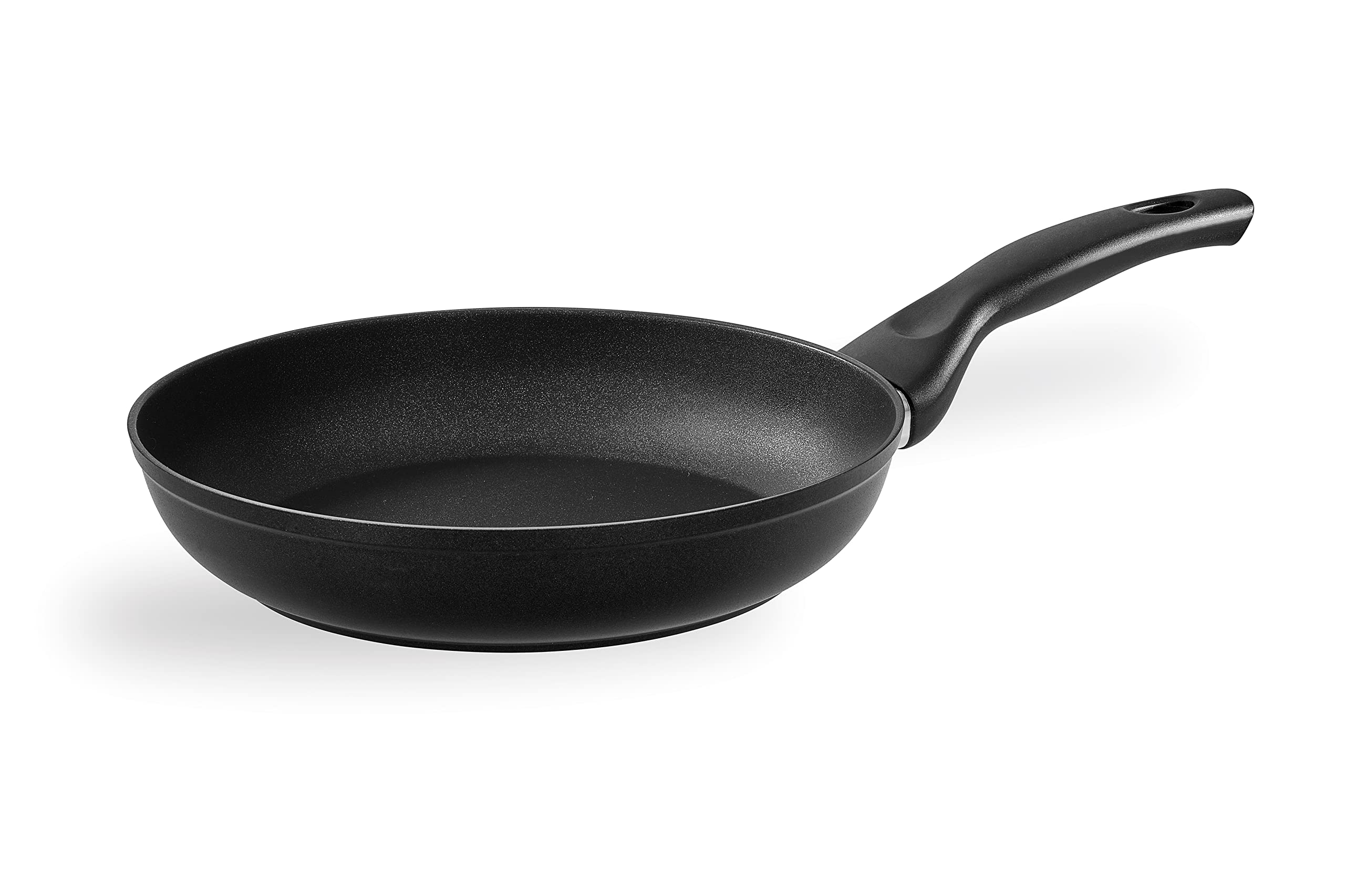 Barazzoni Spa, Dolomitica Extra Black, Set 2 Padelle alluminio ø24+ ø28cm, Induzione, Made in Italy
