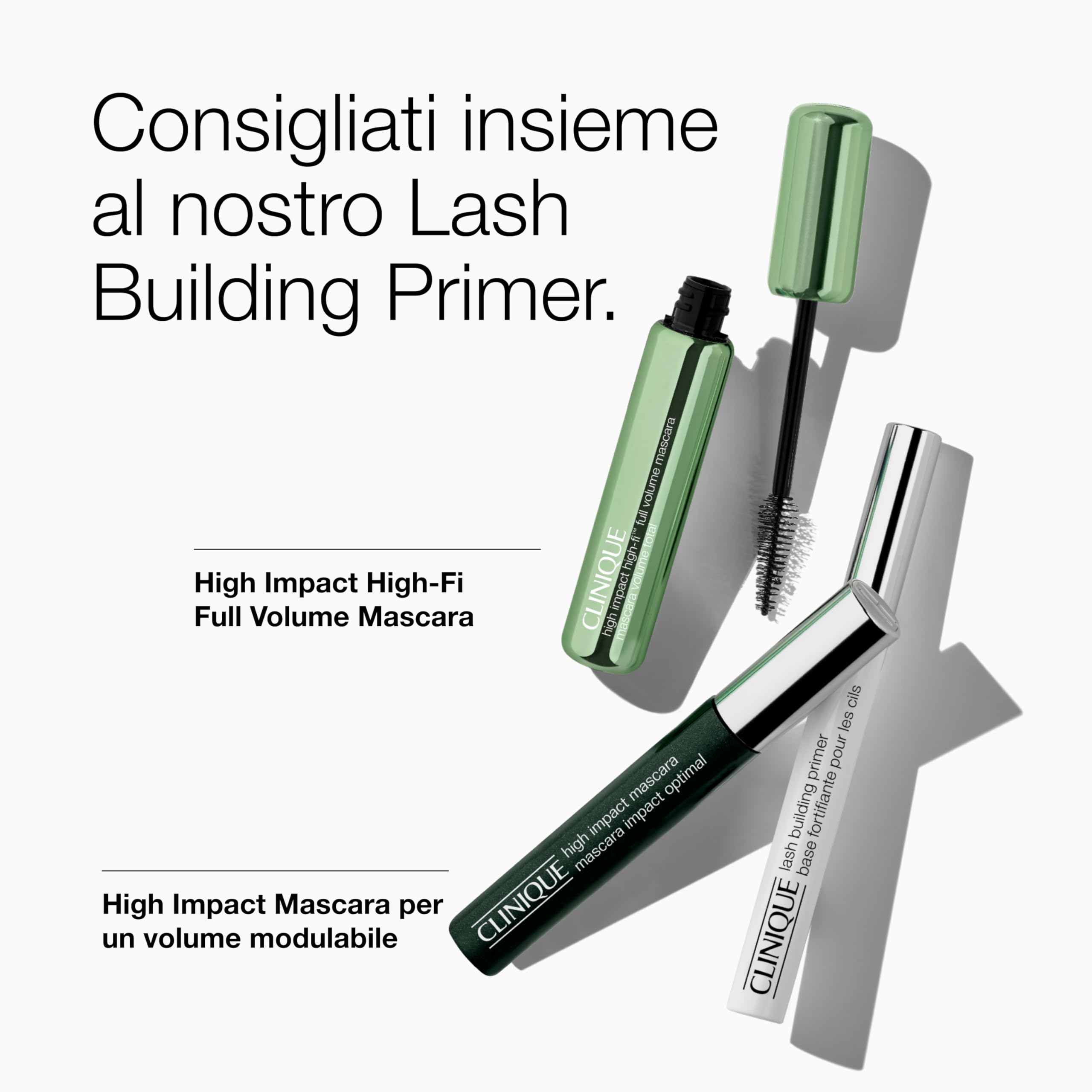 Clinique Lash Building Primer, Primer Ciglia | Sicuro per gli Occhi Sensibili, 4.8 ml