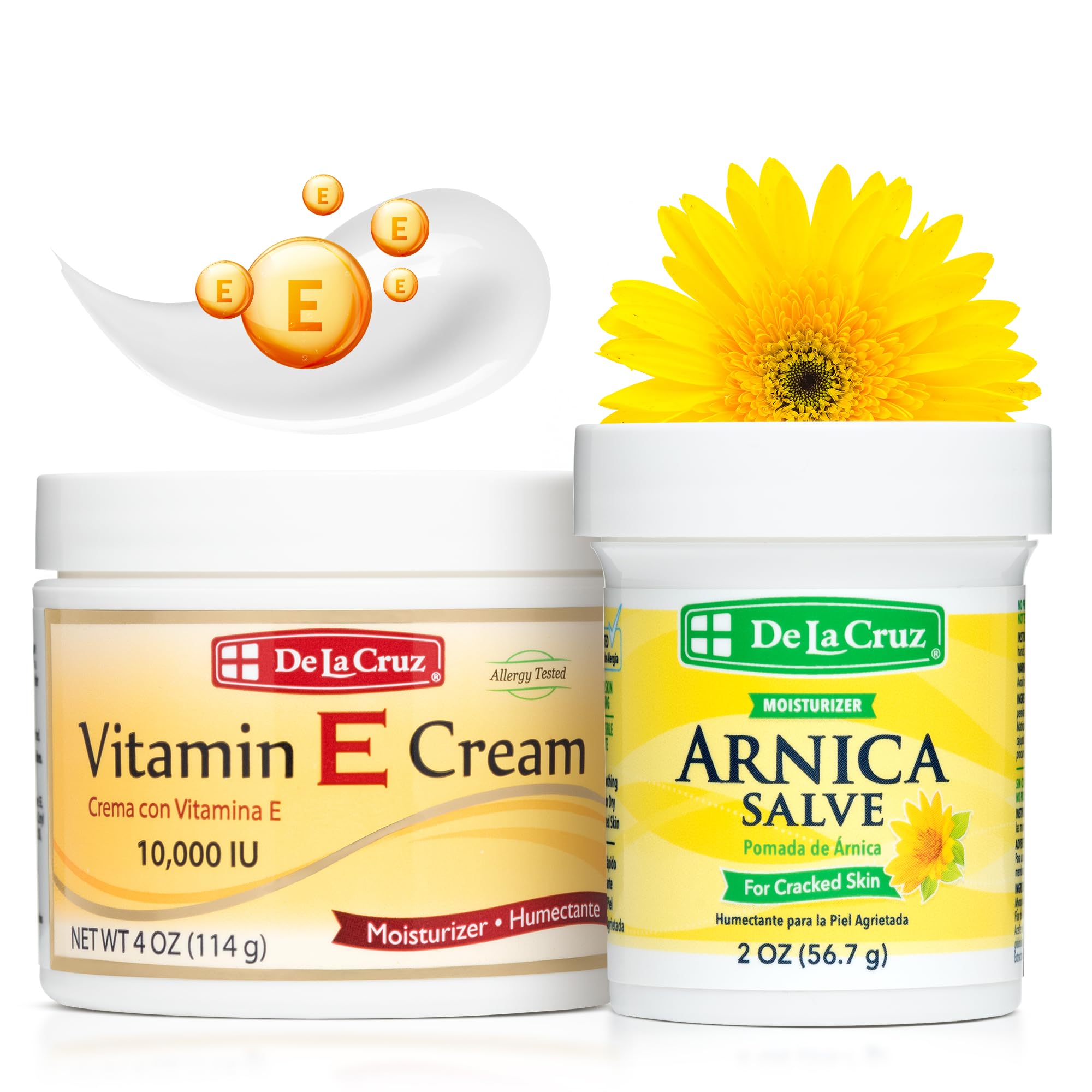 Amazon.com : De La Cruz - Vitamin E Cream and Arnica Salve Bundle
