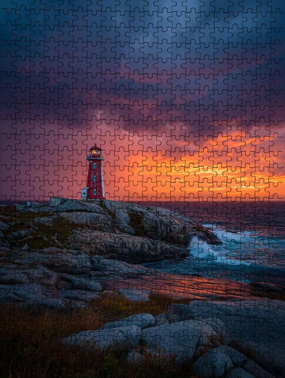 Puzzle de 4000 para Adultos, Faro Marino, Rompecabezas Clásicos YHPGL7-296