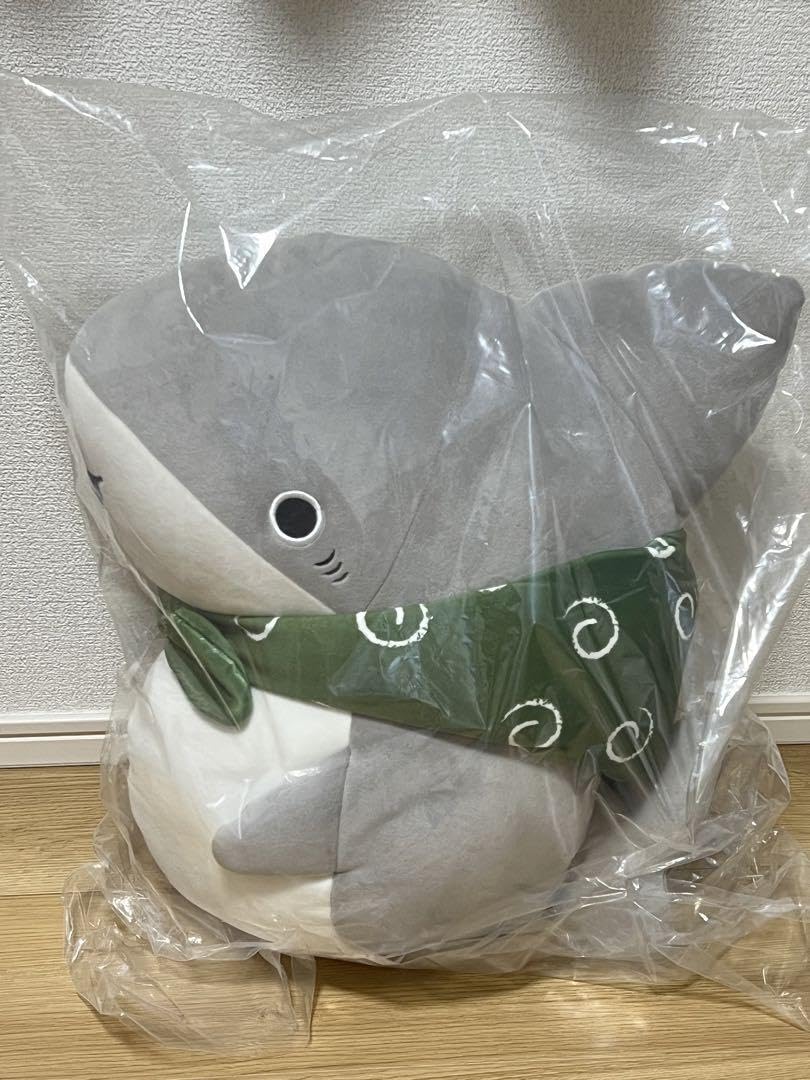 おでかけ子ザメ むにゅぐるみ 特大 L M S 受注生産 おでかけ子ザメむにゅぐるみビッグ【個別送料】｜むにゅぐるみ