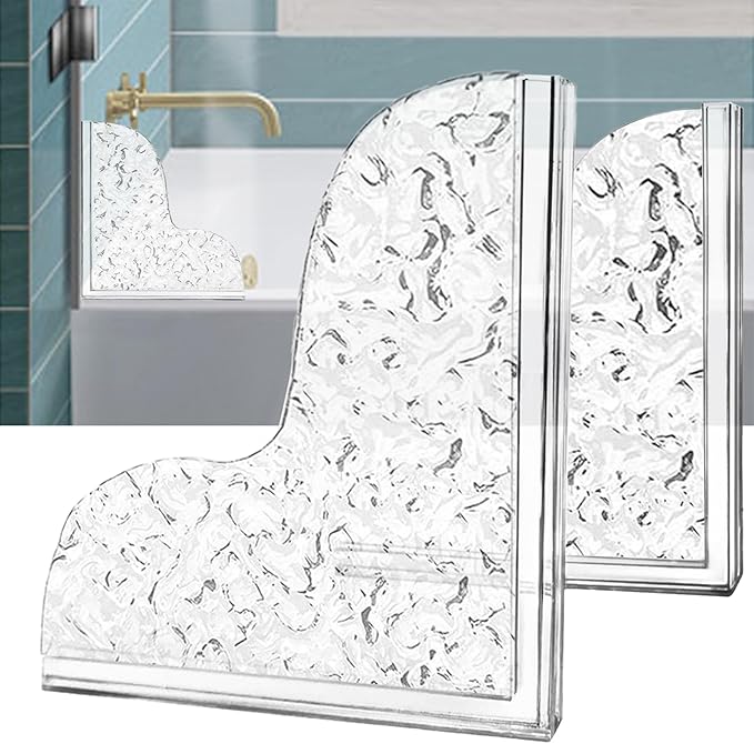 Shower Splash Guard Removable SelfAdhesive Shower Water