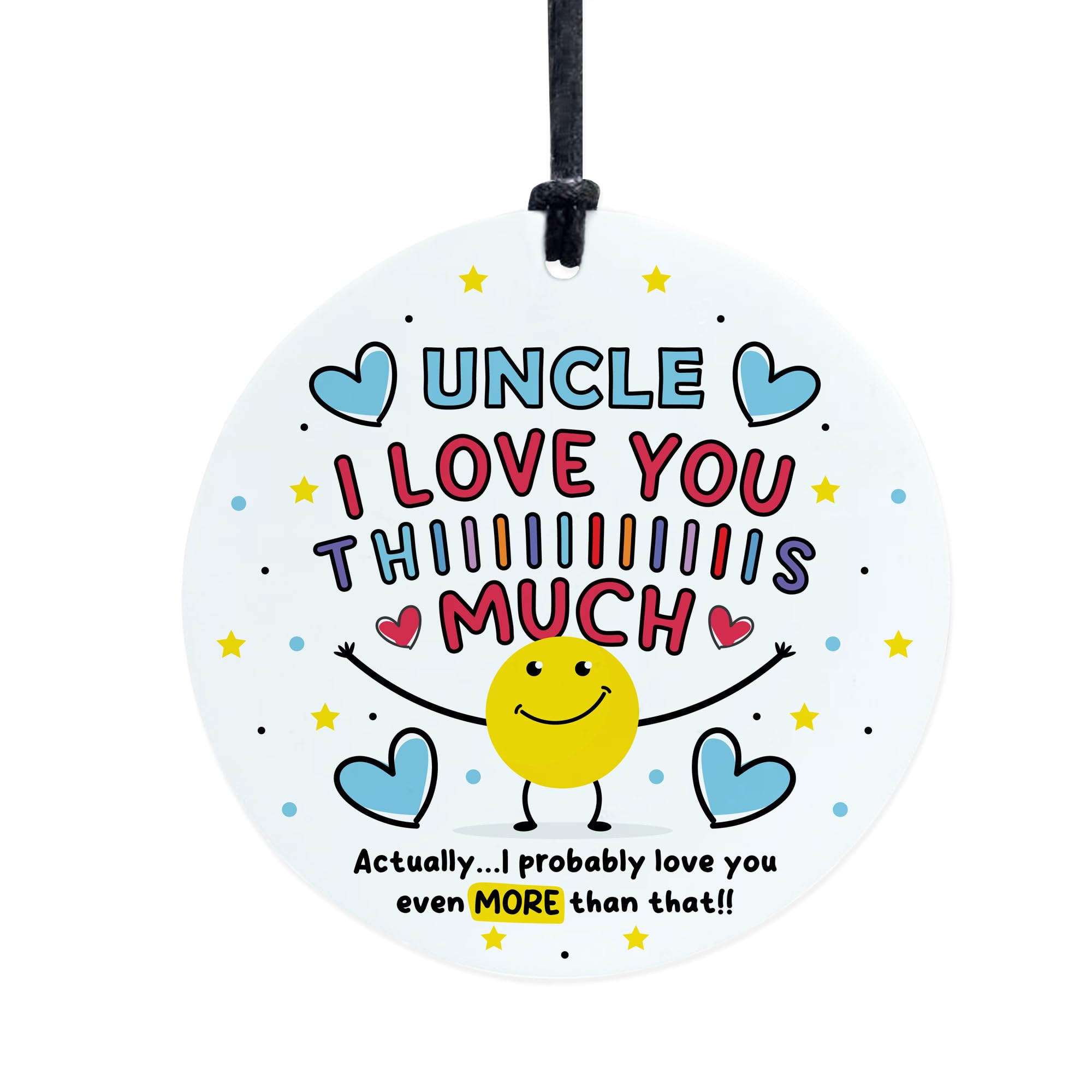 Red Ocean Gift For Best Uncle I Love You This Much Uncle Birthday Gift From Niece Nephew Christmas Thank You Gifts Him Miss You Keepsake