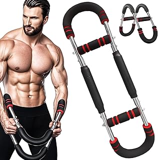 Entrenador de brazo Twister, equipo de entrenamiento de pecho ajustable de 40 a 100 libras, barra giratoria portátil, nuevo ejercitador de pecho de brazo giratorio ajustable 2025, diseño desmontable
