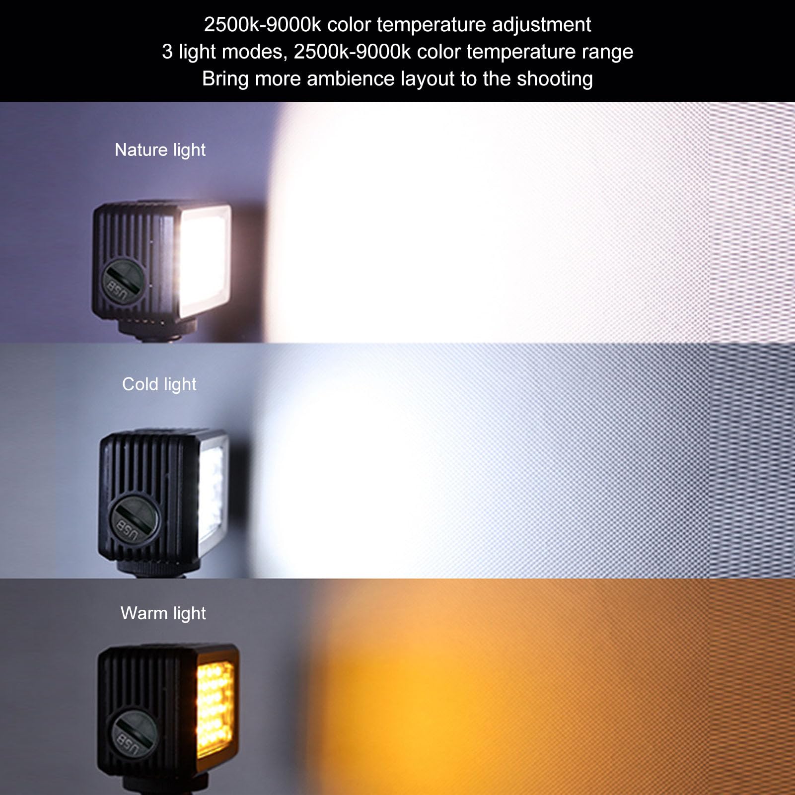 LED-duiklamp, 40 M Waterdicht Onderwaterlicht, Draagbaar 2500K Tot 9000K Dimbaar LED-videolicht Vul Nachtlampje voor Live Streaming Fotografie LED-duiklamp, 40 M Waterdicht Onderwaterlicht, Draagbaar 2500K Tot 9000K Dimbaar LED-videolicht Vul Nachtlampje voor Live Streaming Fotografie