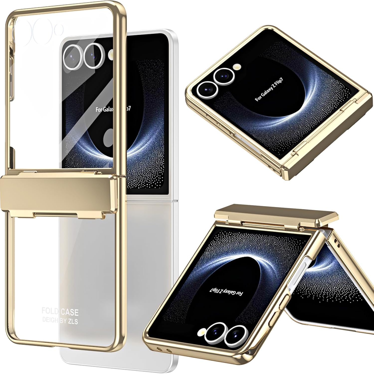 Amazon.com: NINKI for Samsung Galaxy Z Flip 7 Case with Hinge ...