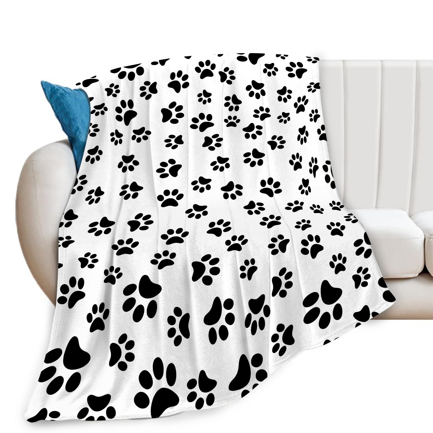 Fuzawet Girls Dalmatian Blanket Dog Puppy Fleece Throw Blanket Super Soft Warm Cozy Fuzzy Plush Dogs Blanket Gifts For Boys Kids Room Decor 40"X50"