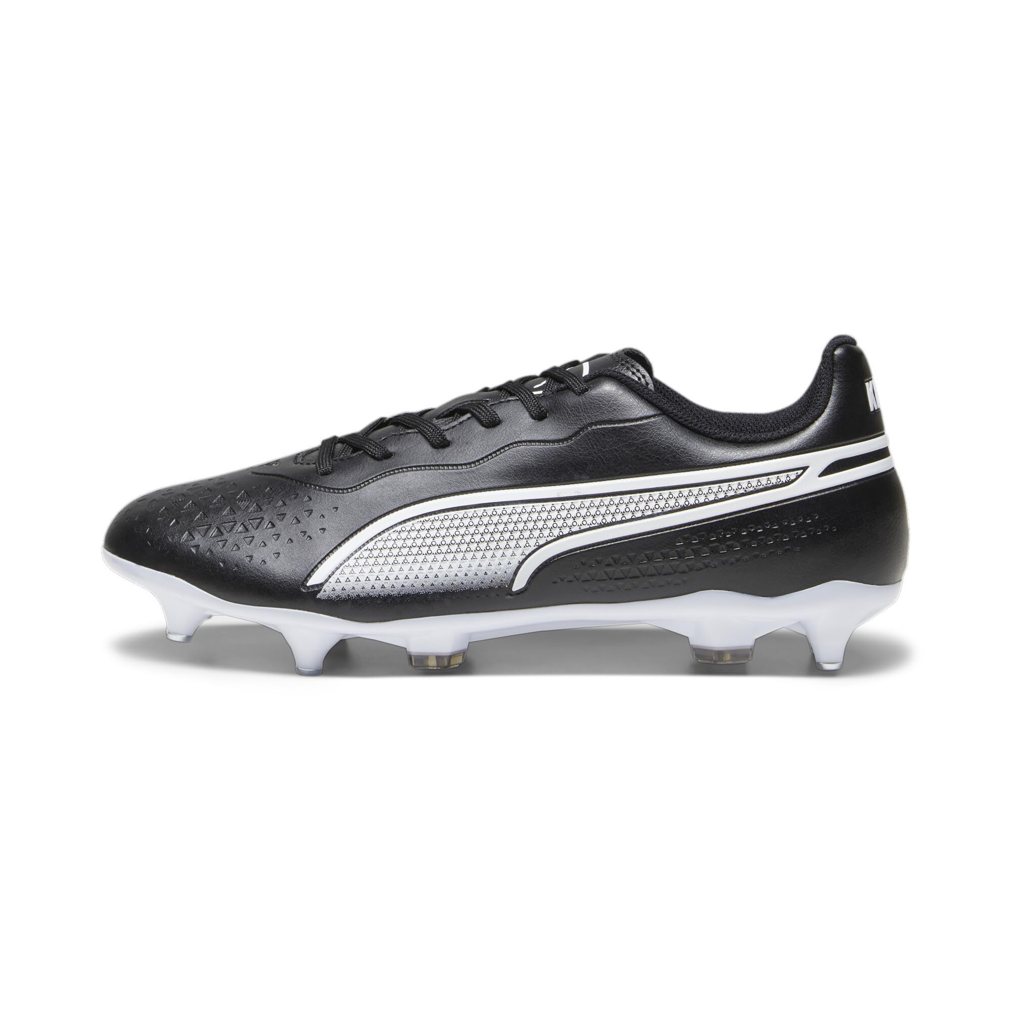 PUMA King Match Mxsg, Scarpe da Calcio Unisex-Adulto 42 EU Nero Puma Black Bianco Puma White