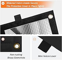 Vista 4 de Cubierta de aislamiento de tubería de prevención de reflujo de apertura de 2 vías (5 °F) – Cubierta de válvula de riego – Cubierta de bomba de pozo