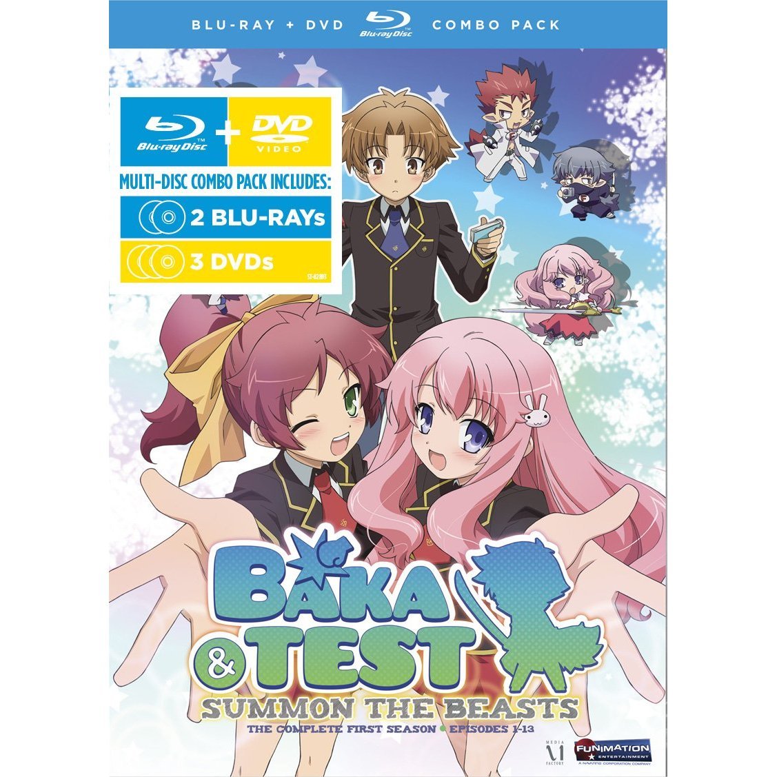 Amazon.com: Baka & Test: Summon the Beasts - Season One (DVD/Blu